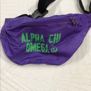 Vintage AXO alpha chi omega Fanny pack
